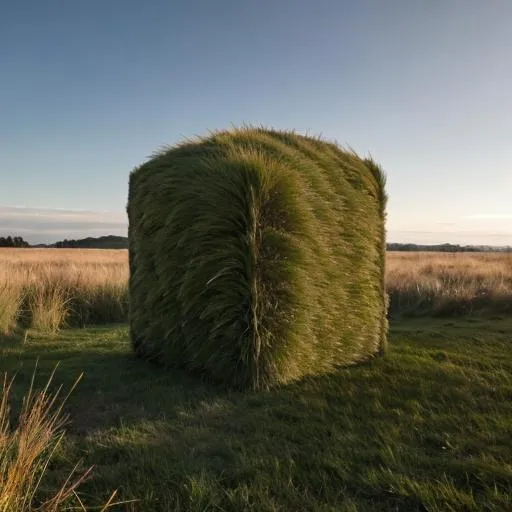 Prompt: a  grass cube but it must look like it came from real life