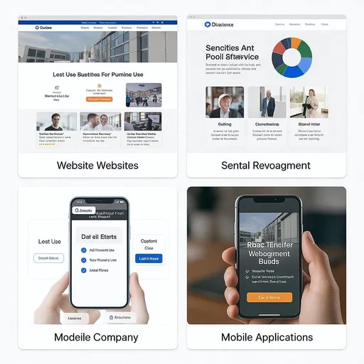 Prompt: مميزات الشركة في تصميمات المواقع الإلكترونية وتطبيقات الهاتف 