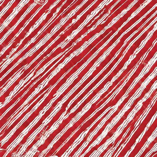 Prompt: Scrapbook paper: old west Christmas, red and white diagonal medium wide stripes