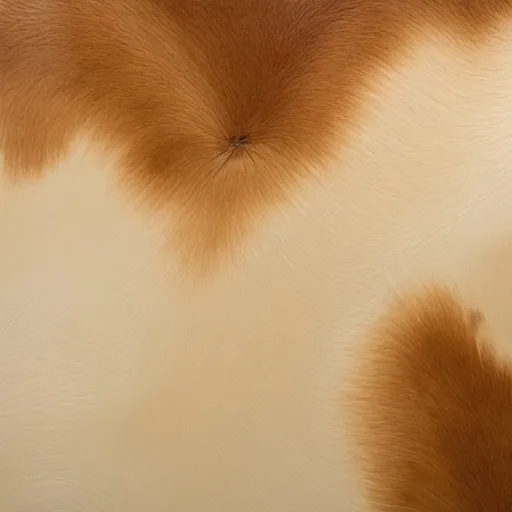 Prompt: Tanned Smooth and flat Cowhide parchment for background