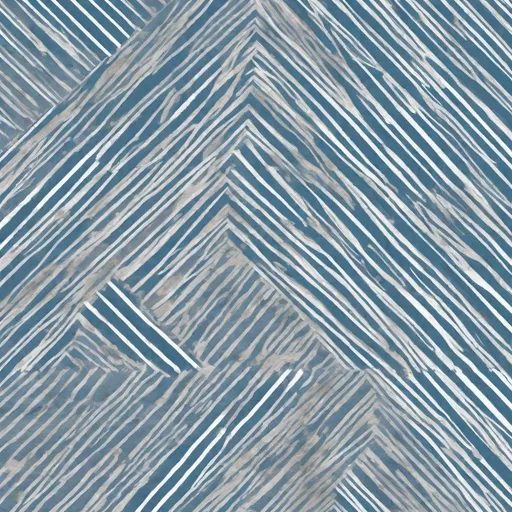 Prompt: Scrapbook paper: traditional santa rustic blue and white diagonal medium wide stripes