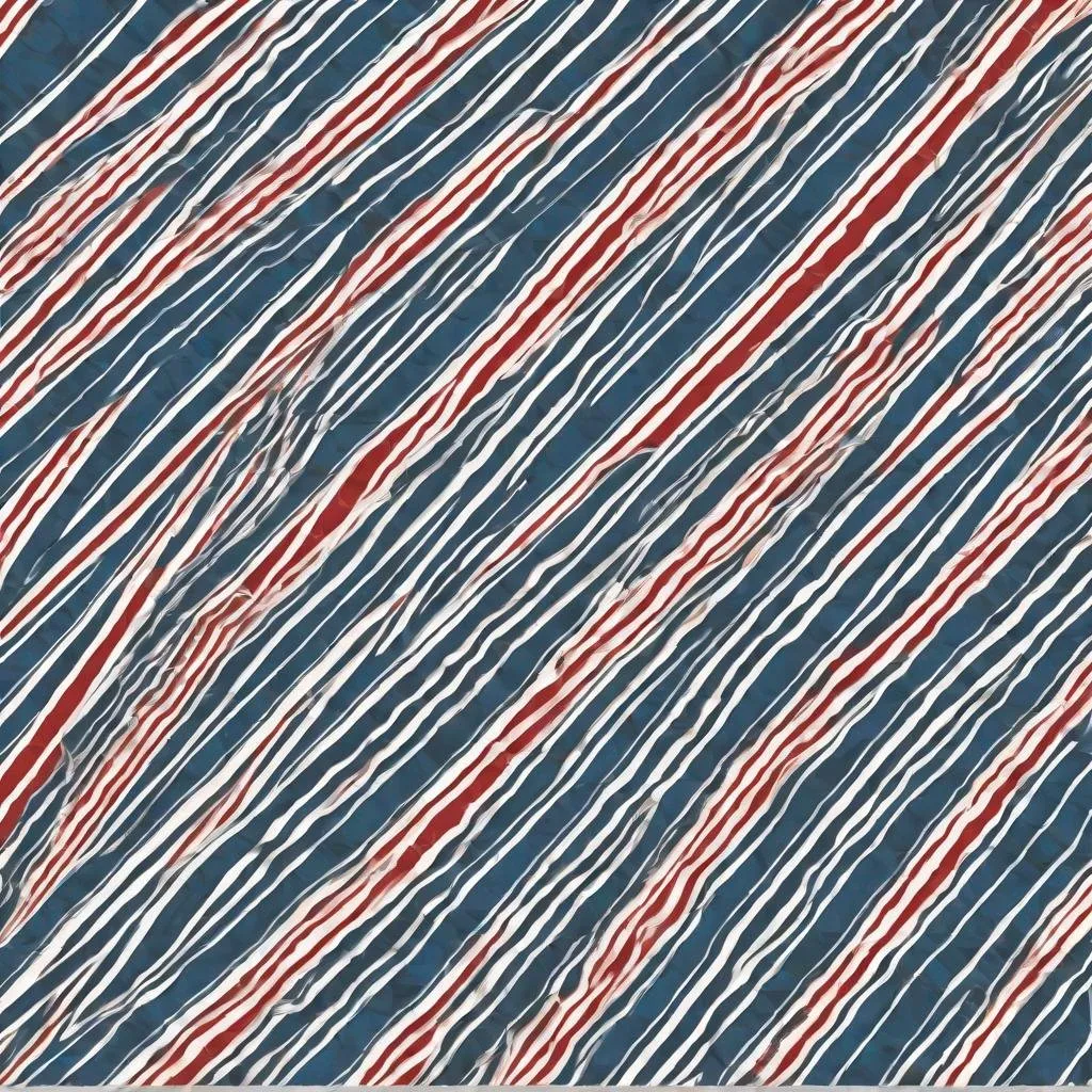 Prompt: Scrapbook paper: old west Christmas, blue and white diagonal medium wide stripes