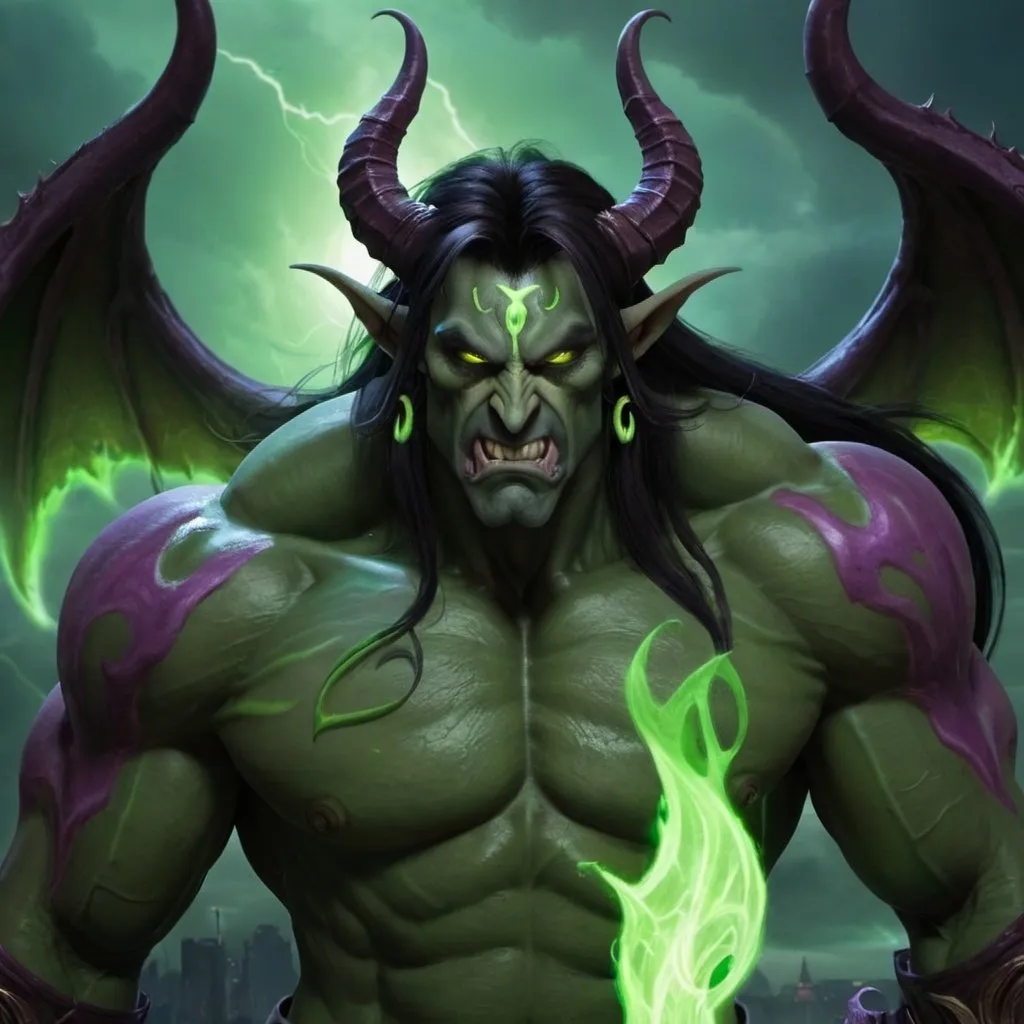 Prompt: illidan stormrage
