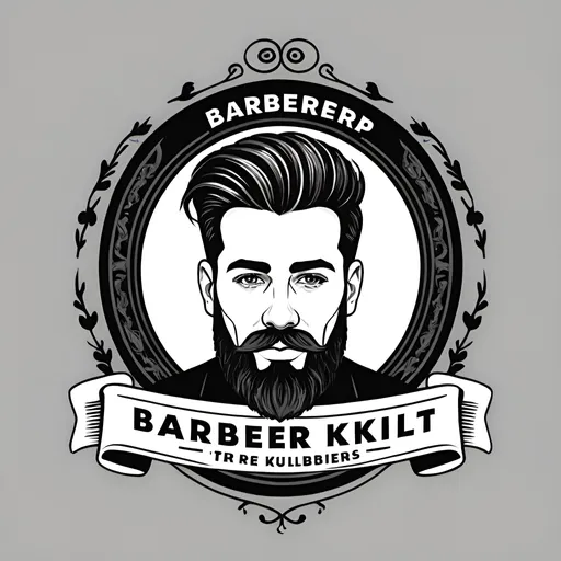 Prompt: Mach mir ein logo für ein barbershop 💈 in Stadt Triberg mit den Triberger Kultur 