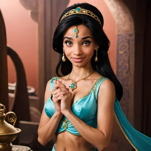 Prompt: Jasmine of Aladdin 