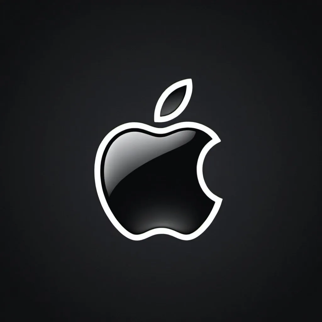 Prompt: aN apple logo with the words JASMY