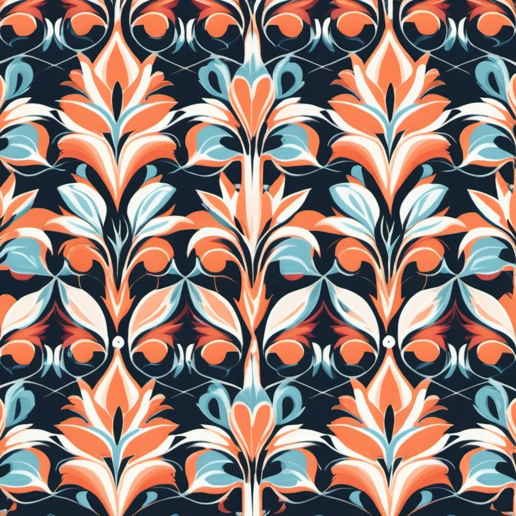 Prompt: creat a textile pattern
