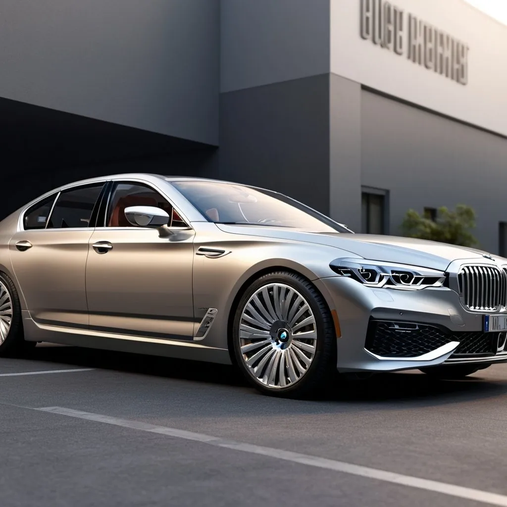 Prompt: 2020 BMW 5 and Bentley Continental hybrid car, luxurious metallic finish, sleek and elegant design, high-end automotive rendering, professional 3D modeling, 4k resolution, ultra-detailed, modern luxury, luxurious materials, high-tech features, professional automotive illustration, detailed exterior, polished chrome accents, futuristic lighting, high quality, automotive rendering, sleek design, modern luxury, metallic finish, high-end, detailed exterior, 4k resolution, ultra-detailed, futuristic lighting, luxury features