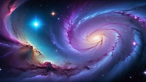 Prompt: Galaxy space beautiful view 