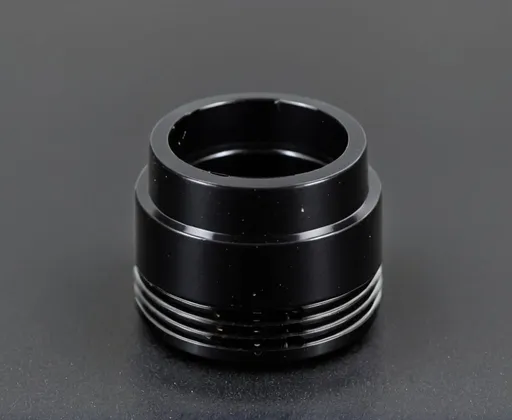Prompt: Black Vape Sylicon basecap with hole