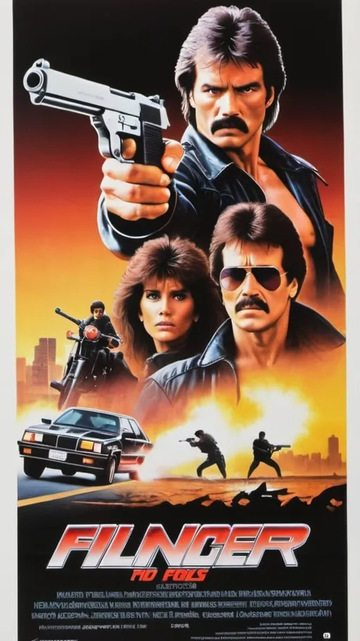 Prompt: 1980s action movie poster. 



