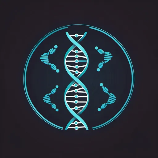 Prompt: Genetics logo