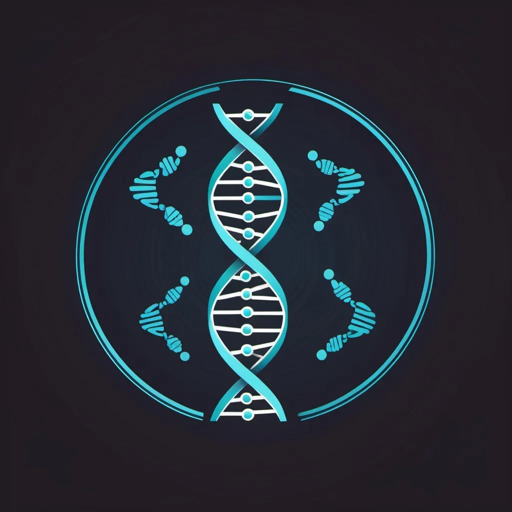 Prompt: Genetics logo