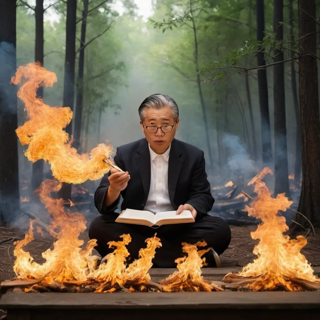 Prompt: Snackwell.  Studious.  Forest.  Conflagration.  Molecule.  Spellcheck.  Taoism. 