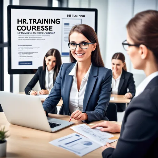 Prompt: HR training course online post advertising 