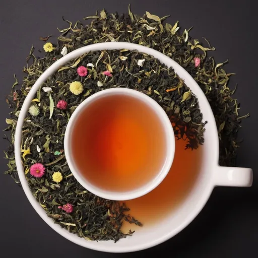 Prompt: Tea that is creative refreshing 