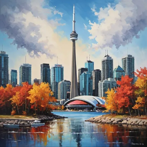 Prompt: toronto paintimg


