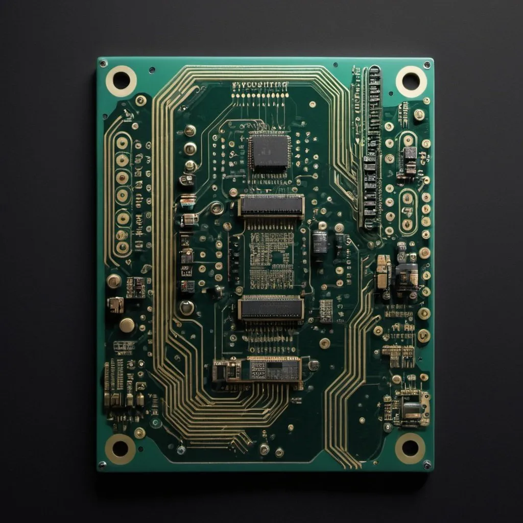 Prompt: automata printed circuit board  by AI
