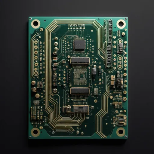 Prompt: automata printed circuit board  by AI
