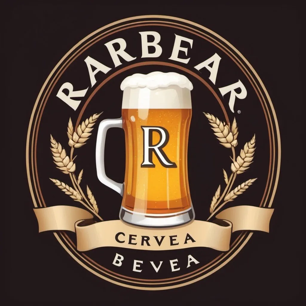 Prompt: crea una imagen de logotipo con las dos letras RR para una barra de cerveza que incluya una jarra de cerveza

