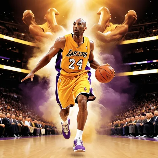 Prompt: a Kobe Bryan wallpaper 