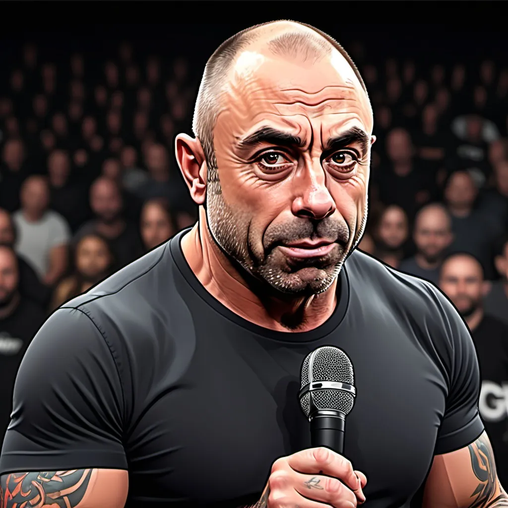 Prompt: Joe Rogan cartoon in 4k