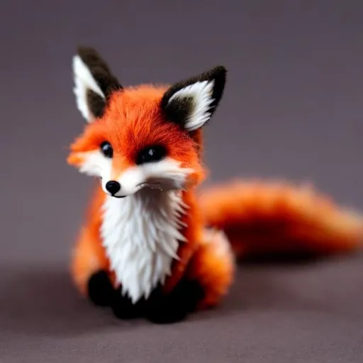 Prompt: mini fox that has a demon inside
