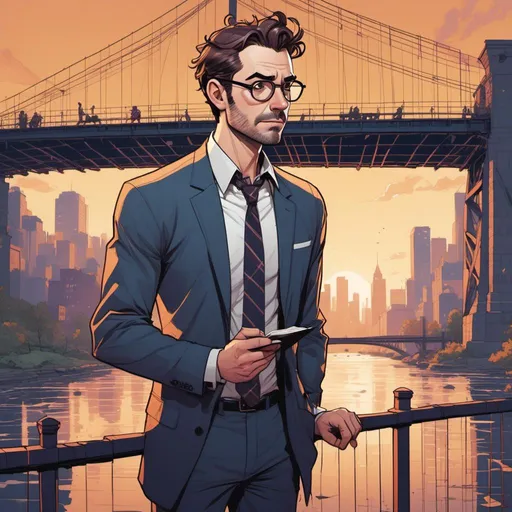 Prompt: <mymodel> Super Lawyer Steve stands confidently in a semi-realistic, 2D illustration, exuding an air of sophistication and authority. He wears a tailored, dark navy suit with a crisp white shirt and a silk tie, complete with a pocket watch and a pair of reading glasses perched on the bridge of his nose. His short, neatly styled hair is slicked back, revealing a strong jawline and piercing eyes that seem to bore into the soul.

With his shoulders back and a confident stance, Steve's posture radiates assertiveness and self-assurance. A hint of a smirk plays on his lips, suggesting a quick wit and intelligence that is hard to match. His hands are clasped together in front of him, with fingers steepled in a gesture of confidence and authority.

The background of the image is a muted gray, with subtle hints of dark blue and black that echo the colors of Steve's suit. A faint outline of a law book or legal symbol can be seen in the background, adding a touch of authenticity to the illustration.

Overall, the image of Super Lawyer Steve is a powerful and compelling representation of a confident, sharp, and composed lawyer who is ready to take on any challenge that comes his way.