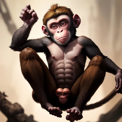 Prompt: monkey boy