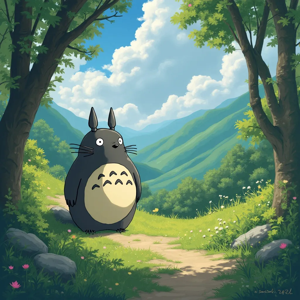 Prompt: Convert This image into Studio Ghibli Art