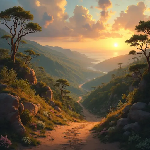 Prompt: Imagine if the hills had eyes in Disney style 