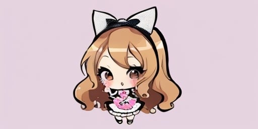 Prompt: Chibi kawaii cute cartoon illustration, beyonce