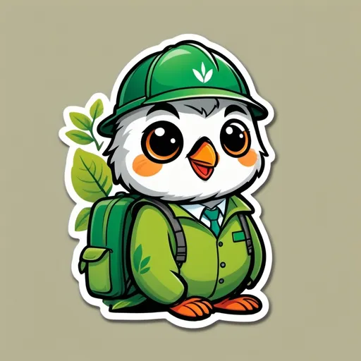 Prompt: create a commercial mascot for environmental consulting company