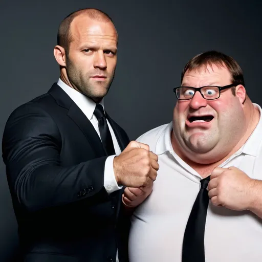 Prompt: jason statham doing the griddy with peter griffin