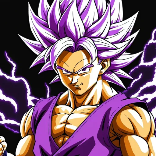 Prompt: Super sayan purple
