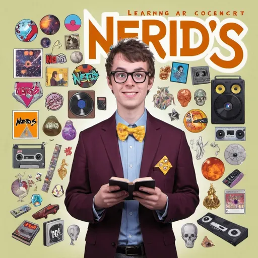 Prompt: Album Art concept: Learning about nerds
