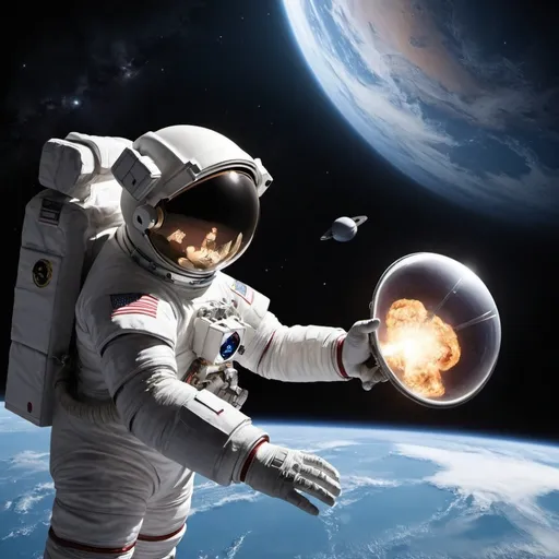 Prompt: Necesito una imagen que simbolice mi idea innovadora. Quiero montar una Space Academy para ofrecer cursos relacionado con el sector espacial a profesional con más de 10 años de experiencia en dicho sector, para que desarrollen habilidades y conocimientos específicos en el campo y puedan promocionarse en su trabajo o adquirir un nuevo trabajo. La idea es ofrecer formación para que desarrollen sus carreras profesionales mientras su space network aumenta. El fundamento principal de la Space Acadamy es ofrecer calidad a gente de calidad, y a través de colaboraciones internacionales, tanto con gobiernos, agencias y compañías privadas.
Generame esta imagen