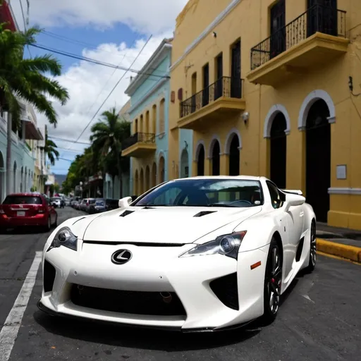 Prompt: 
lexus LFA in San Juan Puerto Rico