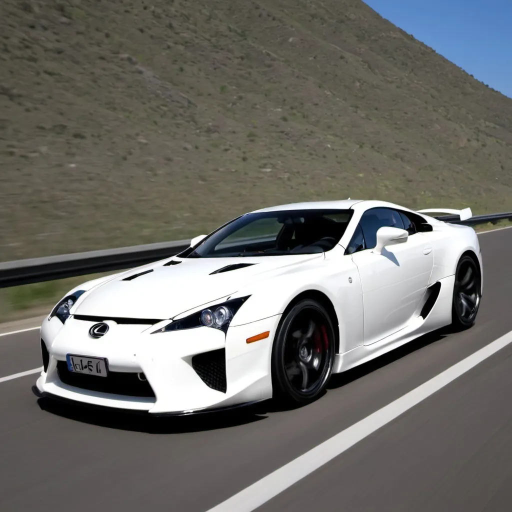 Prompt: lexus lfa
