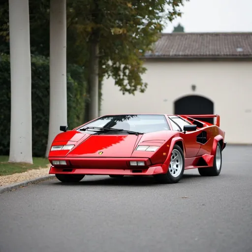 Prompt: Lamborghini Countach 1986