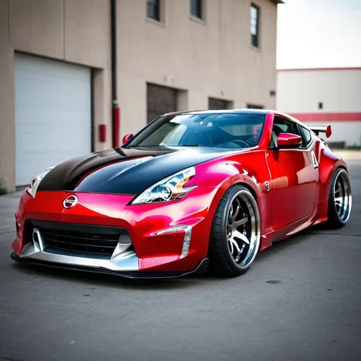 Prompt: nissan 370z tunned