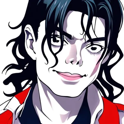 Prompt: Michael Jackson anime