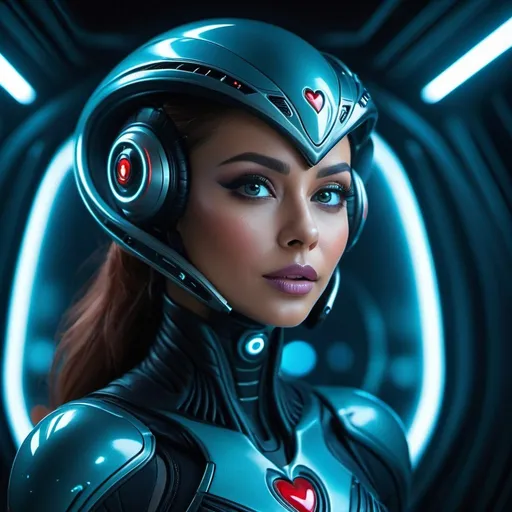 Prompt: Please produce a picture of a sci-fi alien female,  scary eyes, heart shape lips, weird facial expressions, intricate design and full details of body parts, ultra-detailed, highest detail quality, ultra-realistic, photography lighting, full length body shot coming from UFO, photorealistic, cinematic, movie quality rendering, octane rendering, focused, emotional, epic dramatic lighting, 32k UHD resolution
