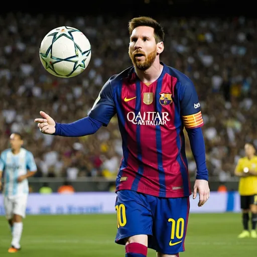 Prompt: messi ballon do'r