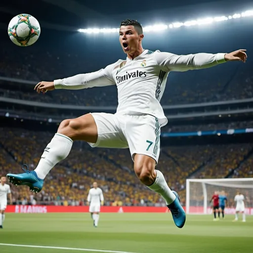 Prompt: ronaldo Bicycle Kick