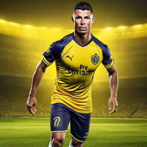 Prompt: 2025 ronaldo al nasser shirt