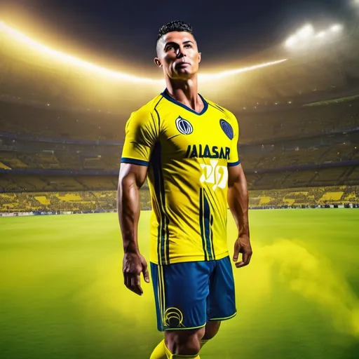 Prompt: 2025 ronaldo al nasser shirt