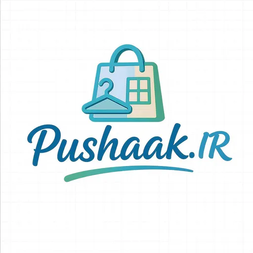 Prompt: A vibrant logo features the word "PUSHAAK.IR" inscribed in a bold, flowing script with a calming blue hue, set against a subtle grid background. Above the text, an illustration conveys a shopping bag, elegantly stylized with a light blue and green outline, incorporating a hanger and a window motif, which suggests a blend of fashion and home goods. The overall design combines modern aesthetics with a hint of playfulness, effectively capturing a sense of online shopping and consumer engagement. The color palette is fresh and inviting, enhancing the logo's appeal in a digital marketplace context.