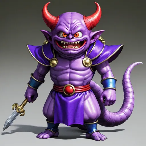 Prompt: demon from dragon quest