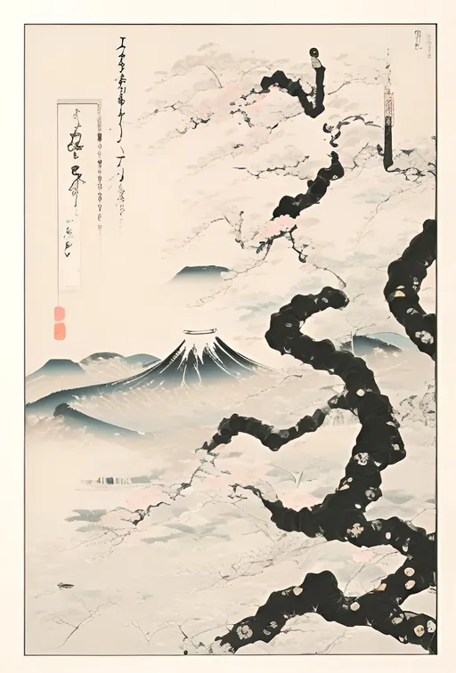 Prompt: another version of this japanese print
